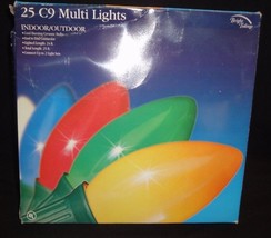 Bright Tidings Christmas Xmas Indoor Outdoor C9 Light Bulb String Lights... - $49.99