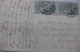 Vintage Post Card of “The Mall, Naini Tal”. Four India blue stamps post marked S - £117.99 GBP