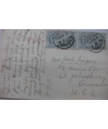 Vintage Post Card of “The Mall, Naini Tal”. Four India blue stamps post ... - $150.00