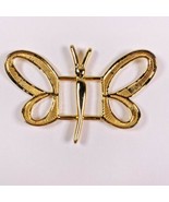 Weekender Gold Tone Butterfly Belt Buckle Like Ernst Bek - $20.36 CAD