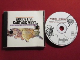 Woody Herman And The Swingin&#39; Herd Live East And West 2001 Cd Koch Jazz 8592 Oop - £6.65 GBP