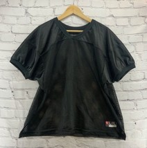 SA Gear Black Net Athletic Shirt Basketball Shirt Mens Sz L XL  - £12.46 GBP