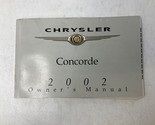 2002 Chrysler Concorde Owners Manual HandbookOEM H04B53011 - £24.76 GBP