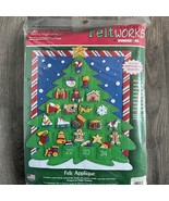 Dimensions Feltworks Christmas Tree Countdown Advent Calendar Kit 8125 A... - $626.03 MXN
