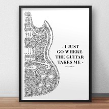 I just go where the guitar takes me - Angus young - Gibson SG - ACDC - $12.50