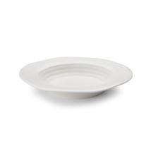 Portmeirion Sophie Conran Collection Rimmed Soup Plate, 9.75 Inch - White - £28.13 GBP