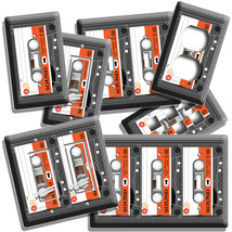 VINTAGE AUDIO CASSETTE TAPE LIGHT SWITCH OUTLET PLATE ROOM MUSIC STUDIO ... - $16.19+