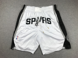 San Antonio Spurs White Classic Mesh Pockets Shorts - £24.10 GBP