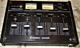 Stero Mixer - Realistic (4 Stero Inputs, Twin VU Meters) - $25.00