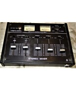 Stero Mixer - Realistic (4 Stero Inputs, Twin VU Meters) - $256.81 MXN