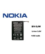 Battery BV-5JW BV5JW  For Nokia N9 N9-00 N9-01 Lumia 800 800C N900  OEM ... - $337.70 MXN