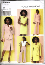 Vogue V9365 Misses 14 to 22 Jacket, Pants, Dress and Top Uncut Sewing Pattern - £18.45 GBP