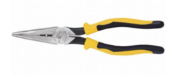 KLEIN TOOLS J203-8N Long Nose Plier 8-9/16&quot;  Serrated New - £33.34 GBP