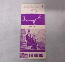 Greyhound Bus Central Time Table 1965 #2 St Louis Tulsa Dallas Amarillo Denver - £7.82 GBP