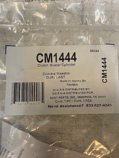 2 Quantity of Duralast CM1444 5/8 Clutch Master Cylinders AM115 (2 Quant... - $85.49