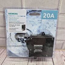 Siemens 20 Amp 1-Pole GFCI Plug-On Neutral Circuit Breaker QF120ANP~Seal... - $25.60