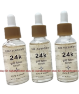 ( Lot 3 ) SpaScentials  24k Gold Flakes Serum Plump &amp; Smooth 30ml Each New - $26.24 CAD
