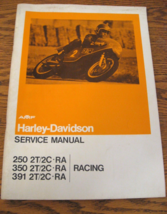 1974 1975 1976 Harley-Davidson 250 350 391 RR RA Racing Service Manual A... - £100.91 GBP