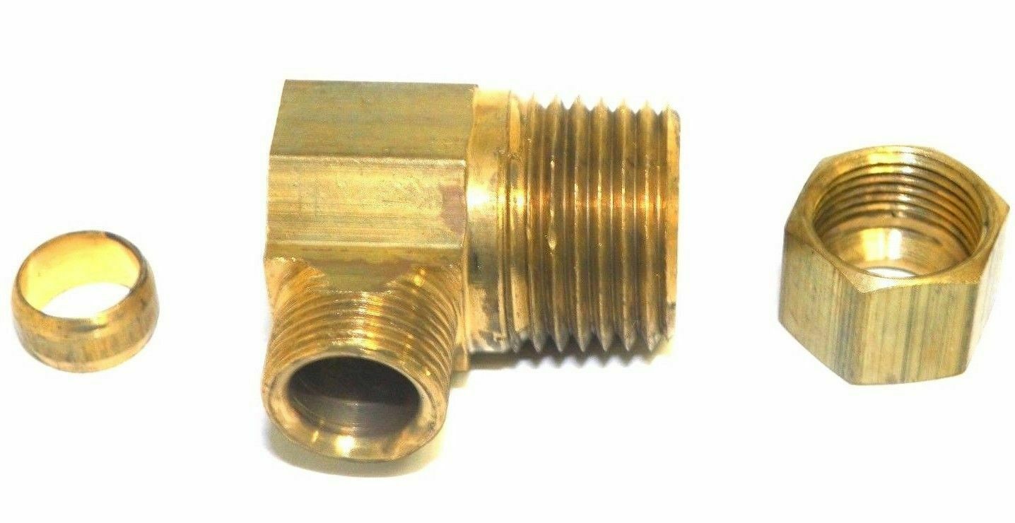 Big A Service Line 3-169680 Brass Pipe 90 deg Street Elbow Kit 3/8&quot; x 1/2&quot; - $12.75