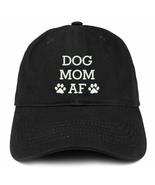 Trendy Apparel Shop Dog Mom AF Paw Embroidered Unstructured Cotton Dad H... - £15.74 GBP