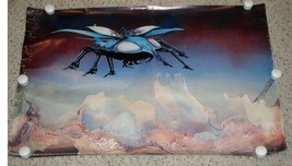 Roger Dean Poster Zcarab Scarab Vintage Big O Posters - £131.72 GBP