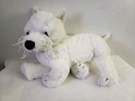 IKEA Puppy Dog Ruffig West Highland Terrier White Plush Stuffed Animal Toy - $25.62