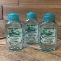 (3) Garnier Micellar Water with Hyaluronic Acid, Facial Cleanser 3.4oz Each - £14.43 GBP