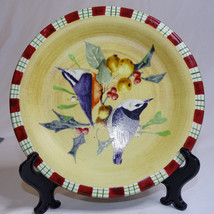 Lenox Winter Greetings Everyday Goldfinch Salad Plate By Catherine McClung  - £8.09 GBP