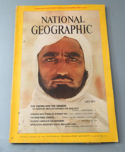 National Geographic Magazine July 1972 Wild Foods in The Desert / Amer. Moslem - £7.46 GBP