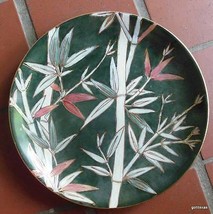 Vintage Plate with Bamboo 10.25&quot; Andrea by Sadek Golden Accents - £28.01 GBP