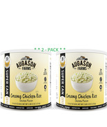 2 PACK Augason Farms Creamy Chicken Rice #10 Cans 2lbs 12 oz. Long Term ... - £50.30 GBP
