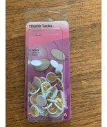 Anchor Thumb Tacks White 40 Pieces - $12.75