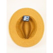 Men's Summer Hat By Broner Woven Straw Style Safari RAMBLER 88-236 Khaki/Navy image 7
