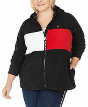 Tommy Hilfiger Sport Plus Size Colorblocked Hooded Jacket, Size 1X - £47.85 GBP