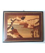 Mid Century Marquetry Italian Port Villa - $35.00
