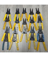 Assorted Lot Of 19 Wire Stripper Crimper Electrical Tools Marshall Claus... - $74.25