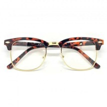 Classic Vintage Retro Fashionable Mens Womens Malcolm X Style Clear Lens Glasses - £14.09 GBP