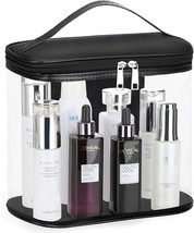 Heavy Duty Leak Proof Clear Travel Bags for Toiletries Transparent Makeup Cosmet - £18.79 GBP