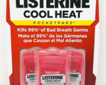 Listerine PocketPaks COOL HEAT Cinnamon Breath Strips 3 Pack 72 Strips - £32.06 GBP