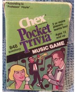 Chex Pocket Trivia Music Game 1984 - £3.13 GBP