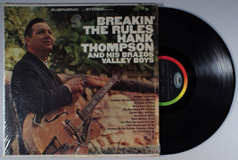 Hank Thompson - Breakin&#39; the Rules (1966) Vinyl LP • Best of, Greatest Hits - $9.61