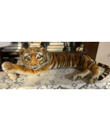 Vintage KELLYTOY USA TIGER Large 36&quot; Plush Realistic Stuffed Animal Masc... - $53.46