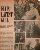 Elvis Presley Annette Day Clipping Magazine Photo orig 1pg 8x10 L6716 - £3.84 GBP