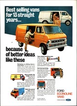 1974 Ford Econoline Van customized full page ad nostalgic e1 - £19.20 GBP