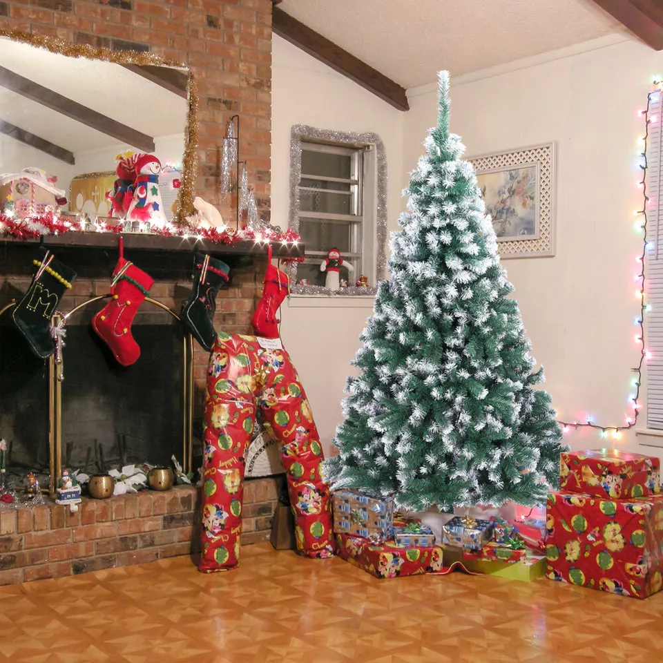 5FT Artificial Christmas Tree Xmas Holiday Decor Stand Indoor Outdoor - $53.98