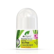 Dr Organic Tea Tree Deodorant Fresh Purifying With Aluminium Free Action... - £14.56 GBP