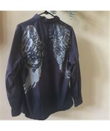 APT. 9 Rock and Roll Wings Black Shirt Large - £11.14 GBP