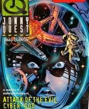 Johnny Quest 1997 Attack Of The Evil Cyber God Paperback Novel Book Brad Quentin - £10.83 GBP
