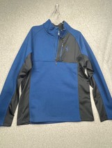 Spyder Pullover 1/4 Zip Fleece Sweater Activewear Mens XL Outdoor Hiking Gym - $34.88