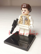 Princess Leia Hoth Star Wars Minifigure +Stand The Empire Usa Seller - £7.85 GBP